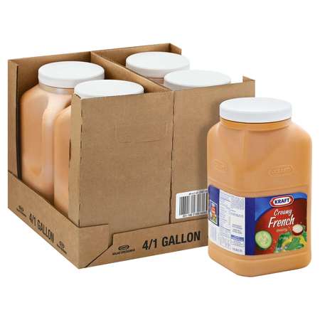 KRAFT Kraft Creamy French Dressing 1 gal., PK4 10021000643698